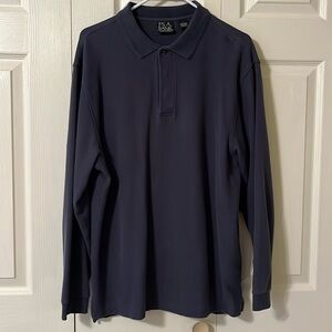 Jos Banks navy long sleeve shirt